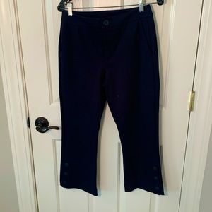 Cabi navy blue crop pants